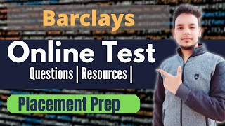 Barclays Online Assessment Test  Cognitive  Coding Questions  Interview [upl. by Nacul372]