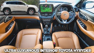 Toyota Hyryder with CASKA – UltraLuxurious BMWLike Interiors Premium Leather Finish  📞7977493577 [upl. by Agosto]