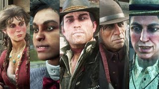 Red Dead Redemption 2  John Marston Meet Old Gang Members and Arthur Friends [upl. by Chatwin]