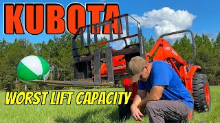 INCREASE Loader Lift EASILY On ANY Kubota Tractor [upl. by Ardnaid]