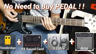 How To Set Up V8 Sound Card with Tone Bridge App to Guitar Amplifier Tagalog [upl. by Anahtor829]