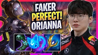 FAKER PERFECT GAME WITH ORIANNA  T1 Faker Plays Orianna MID vs Tristana  Season 2024 [upl. by Aihsenal878]