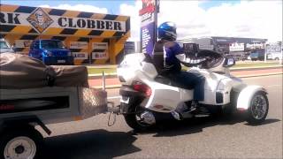 Roadster Motorcycle Camper Trailer [upl. by Ealasaid]