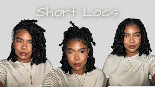 Distressed Short Faux Loc Bob Tutorial Ft Shake N Go Water Poppin Twist [upl. by Leroi]