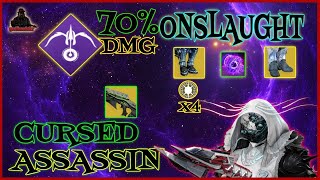 Necrochasm 150 Onslaught Cursed Assassin Destiny 2 Into The Light [upl. by Idnek]