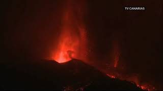 LIVE Volcano erupts on La Palma in the Canary Islands [upl. by Frey617]