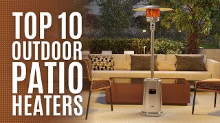 Top 10 Best Propane Outdoor Patio Heaters of 2022  Portable Gas Heater for Outdoor Garden Use [upl. by Ryhpez]