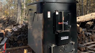 HeatMaster SS G200 Wood Boiler 1 Month Review Ep 23 [upl. by Lister]