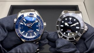 Omega Planet Ocean 395 vs Tudor Pelagos 39 [upl. by Wolford754]