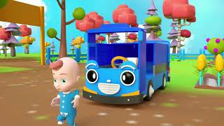 KATUNI ZA WATOTO  CARTOON FOR KIDS👶 CARTOONSWAHILI Uri Ula Play with Hello Kitty Bus PiKaBOO [upl. by Bradeord]