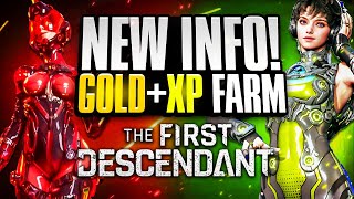 New Info How to get ready for the NEW update  Gold  XP Farm  The First Descendant [upl. by Madalyn]