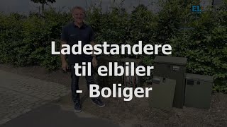 Installation af lader til elbil i boliger [upl. by Aiz]