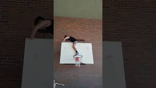 Sneaking on basketball hoop [upl. by Bonnes]