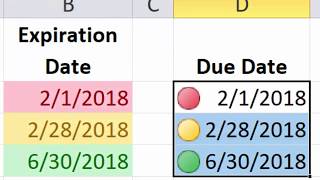 Excel Essentials  Level UP  Conditional Formatting for Due Dates and Expiration Dates [upl. by Klara]