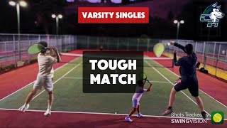 Tough Match Tennis Varsity Singles Showdown [upl. by Kenaz]