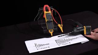 How to Measure Inrush Current with Fluke 381 Remote Display True RMS ACDC Clamp Meter [upl. by Aipotu]