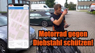 So SCHÜTZT du dein Motorrad gegen DIEBSTAHL  Tracy quotTrack amp Stopquot in Kawasaki ZH2 verbaut [upl. by Christabel]