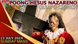 LIVE Quiapo Church Mass Today  July 21 2024 SUNDAY MASS [upl. by Airekahs]