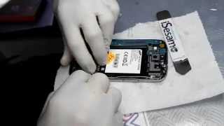 Sostituzione e Riparazione Vetro Vetrino Samsung Galaxy I9300 S3 Moveit [upl. by Whitcher]