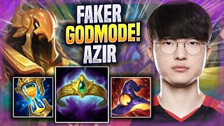 FAKER LITERALLY GOD MODE WITH AZIR  T1 Faker Plays Azir MID vs Sylas  Season 2022 [upl. by Ellivnarg835]