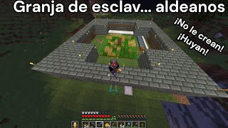 Granja de aldeanos  Unlucky Life75 [upl. by Ritter163]