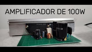 Amplificador de 100W con STK404130S Prueba de Audio [upl. by Haye373]