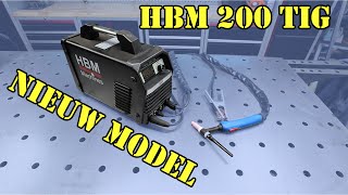 HBM machines heeft een nieuw model Tig lasapparaat de HBM 200 Tig [upl. by Hserus222]