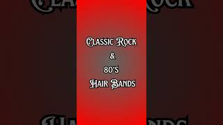 Classic Rock amp 80s Hair Bands [upl. by Odlanyer926]