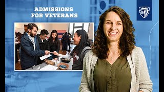 Admissions Tips Undergraduate Admissions for Veterans [upl. by Adnolahs741]