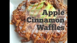 Healthy Apple Cinnamon Waffles [upl. by Finstad]