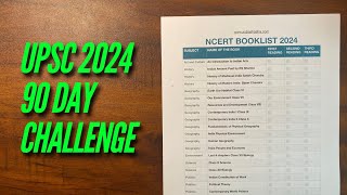 NCERT Booklist for UPSC CSE 2024 90DayChallenge [upl. by Aryek]