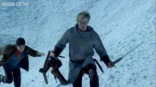 Merlin and Arthurs Escape  Merlin Arthurs Bane Part 2  Series 5 Episode 2  BBC One [upl. by Bibah147]