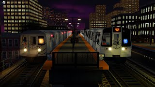 PTA Subway Cadland bound KP96 R68 R46 B D amp E trains at Fairview Ave [upl. by Nilkcaj]