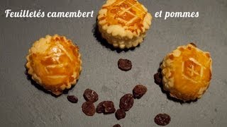 Feuilletés au camembert et pommes par Mamy Monica [upl. by Anotyal]