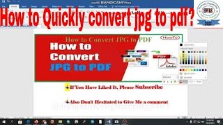 how to Quickly convert jpg to pdf [upl. by Carla]