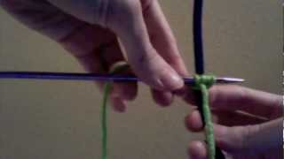 How to Knit an Icord around a Pipe Cleaner [upl. by Croom592]