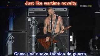 One  Metallica  Subtitulado Inglés  Español [upl. by Nahk548]