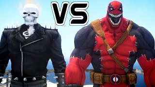 GHOST RIDER VS VENOMPOOL  EPIC BATTLE [upl. by Nottarts]