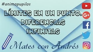 Límites en un punto  Indeterminaciones infinito menos infinito  Diferencias infinitas [upl. by Dav812]