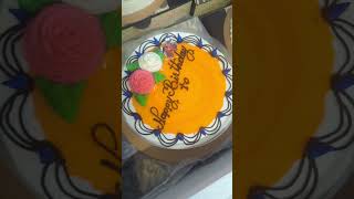 yellow two cake designs awesome short video shorts cake food foodvlog cakedesign foodlover tn [upl. by Htomit]