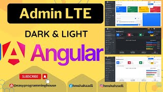 How to integrate Admin LTE Theme in Angular  Admin Template  Angular Project in Hindi ✅ 🔥 [upl. by Uwkuhceki826]