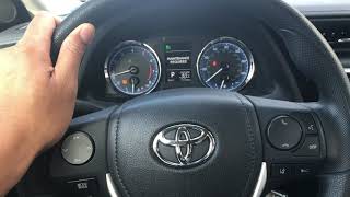 TOYOTA COROLLA  ADJUST HEIGHT OF STEERING WHEEL [upl. by Maegan]