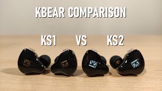 KBEAR KS1 and KS2 Comparison  DD VS Hybrid [upl. by Anile]