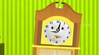 Hickory dickory Dock Nursery Rhyme  3D Animation English Rhymes amp Songs for children [upl. by Aubree]