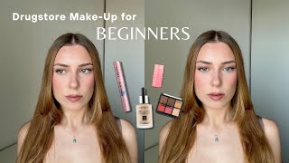 Beginner friendly everyday MAKEUP  DRUGSTORE Products only [upl. by Artek]