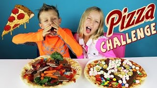 PIZZA Challenge  RonaldOMG and GamerGirl [upl. by Naitsirt90]