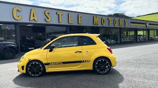 2017 ABARTH 595 COMPETIZIONE Modena Yellow 177 BHP for sale at Castle Motors [upl. by Manaker]