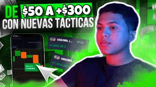 💵 Estrategia de Trading ¡De 50 a 300 en Vivo con Opciones Binarias 📈💰  Estrategia Revelada 📊 [upl. by Bowra]