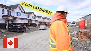 ASI LA CONSTRUCCION EN CANADÁ DESPUES DE PONER VISA PARA MEXICANOS NECESITAMOS MUCHA GENTE [upl. by Yahska]