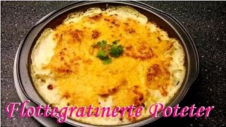 Fløtegratinerte Poteter Recipe Potato Dauphinoise [upl. by Leandre]